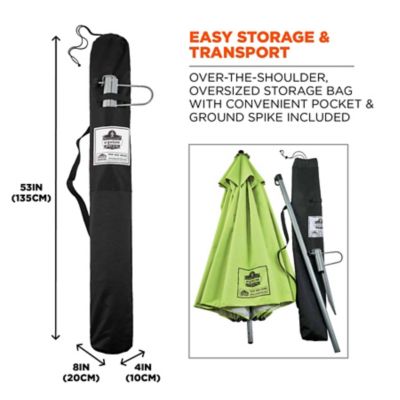 Image showing 5 th SHAX 7.5 ft. Lightweight Industrial Umbrella