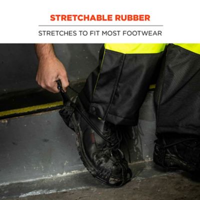 Image showing  Spikeless Ice Traction Devices for Shoes or Boots, Black, Large