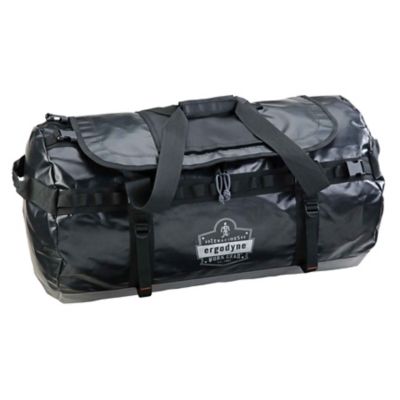 Large Travel Duffel Bag - Perennials Gray