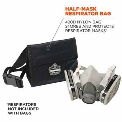 Image showing  8.5 in. x 3.5 in. x 6.5 in. 5180 Half-Mask Respirator Waist Pack