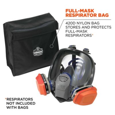 Image showing  9.5 in. x 4 in. x 12 in. 5183 Full-Mask Respirator Bag