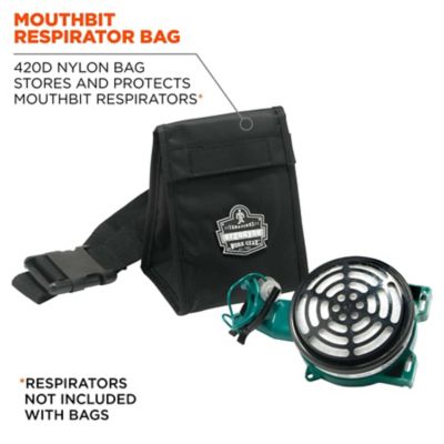 Image showing  5 in. x 4 in. x 6.5 in. 5184 Mouthbit Respirator Bag