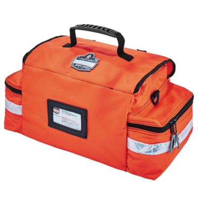 Image showing  16.5 in. x 10 in. x 7 in. Small Orange Trauma Bag