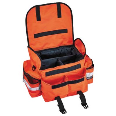 Image showing  16.5 in. x 10 in. x 7 in. Small Orange Trauma Bag