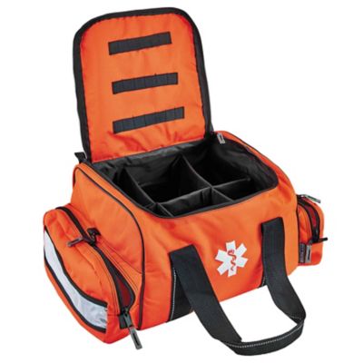 Image showing  19 in. x 12 in. x 8.5 in. Large Orange Trauma Bag
