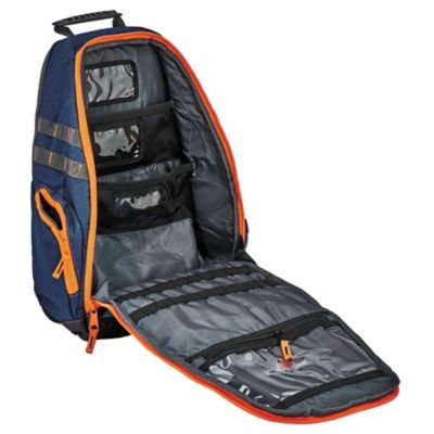Image showing  14.5 in. x 5 in. x 20 in. Blue/Orange Responder Backpack