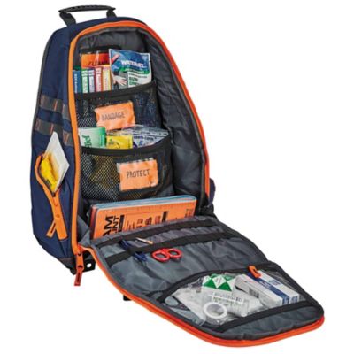 Image showing 6 th Arsenal 14.5 in. x 5 in. x 20 in. Blue/Orange Responder Backpack