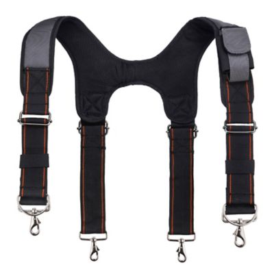 Arsenal 36-48 in. Heavy-Duty Tool Belt Suspenders with Adjustable Padded Shoulder Straps