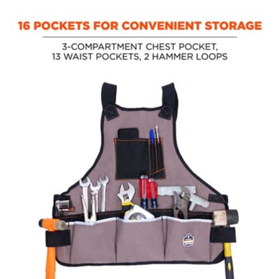 Image showing  16-Pocket Heavy-Duty Tool Apron