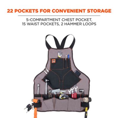 Image showing  22-Pocket Canvas Tool Apron