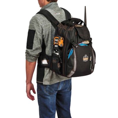 Image showing  13.5 in. x 8.5 in. x 18 in. Arsenal 5843 Dual-Compartment Tool Backpack