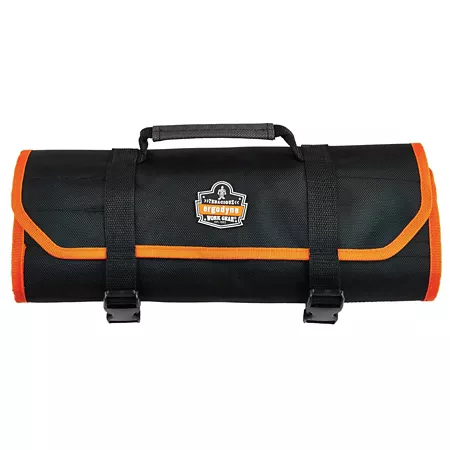 Ergodyne Arsenal 5871 27" x 14" Polyester Roll-Up Tool Organizer with Zippered Pockets Tool Bags