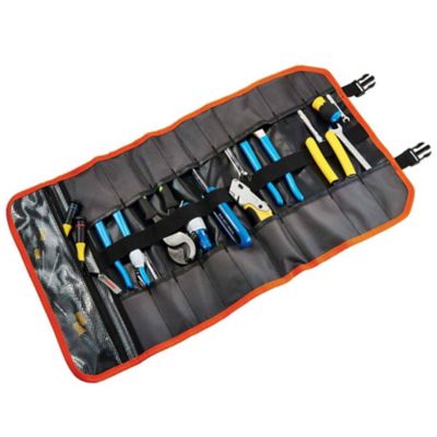 Image showing  27 in. x 14 in. Arsenal 5871 Polyester Roll-Up Tool Organizer with Zipper Pockets
