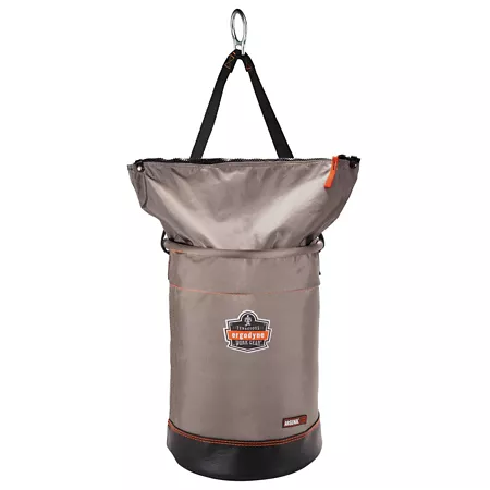 Arsenal 12.5 in x 17 in Large Nylon Hoist Tool Bag with D-Rings and Zipper Top Tool Bags