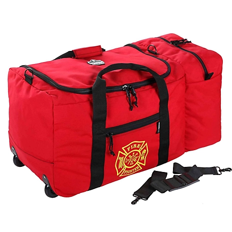 Ergodyne Arsenal 5005W Wheeled Fire and Rescue Turnout Gear Bag, 117 L