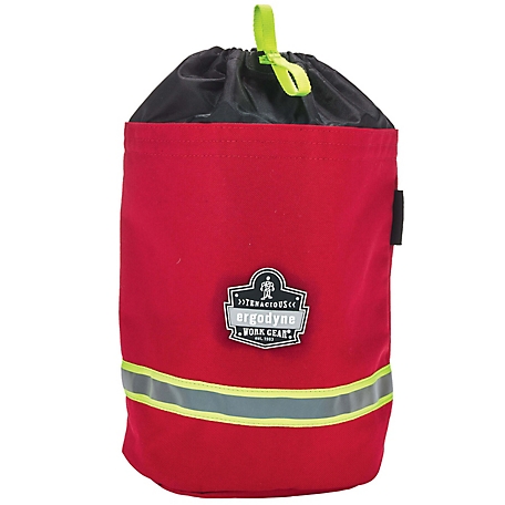 Ergodyne 8.5 in. Arsenal 5080L Firefighter SCBA Mask Bag, Fleece Lined, Drawstring Closure