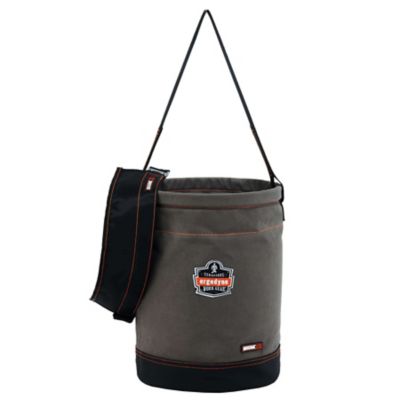 Image showing  12.5 in. x 17 in. Web Handle Canvas Hoist Bucket with Top