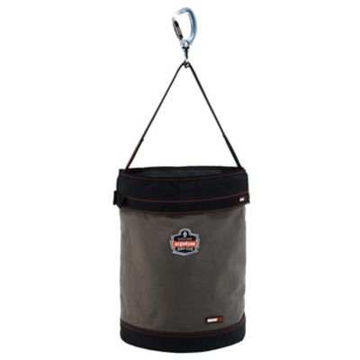 Arsenal 16 in. x 20 in. XL Swiveling Carabiner Canvas Hoist Bucket with Top