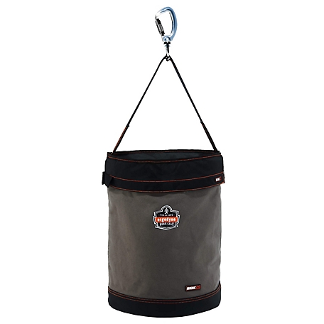 Arsenal 16 in. x 20 in. XL Swiveling Carabiner Canvas Hoist Bucket with Top