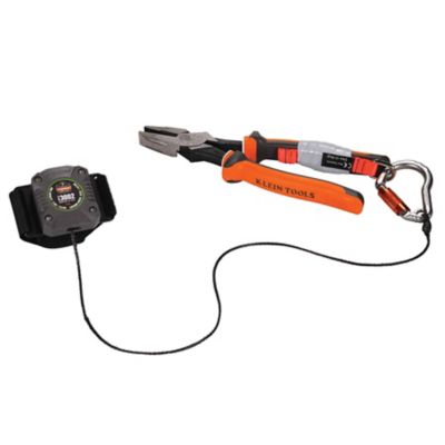 Image showing  Retractable Tool Lanyard with Belt Loop and Locking Carabiner, 2 lb.