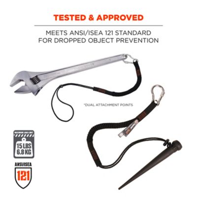 Image showing  Tool Lanyard with Single Carabiner, 15 lb.