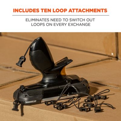 Image showing  Replacement Loop Attachments for Barcode Scanner Lanyards, 10 pc.
