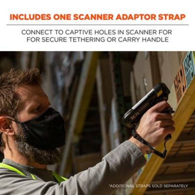 Image showing  Barcode Scanner Belt and Hook for Mobile Computers, Black, Small