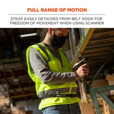 Image showing  Barcode Scanner Belt and Hook for Mobile Computers, Black, Large