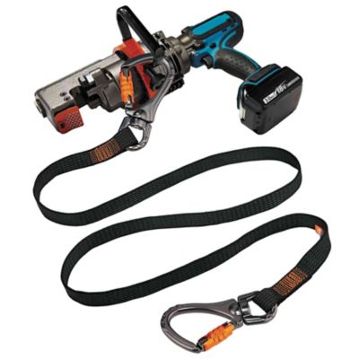Image showing  Tool Lanyard with Dual Double-Locking Swivel Carabiners, 40 lb.