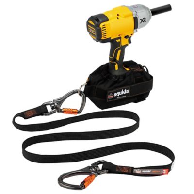 Image showing  Tool Lanyard with Dual Double-Locking Swivel Carabiners, 40 lb.