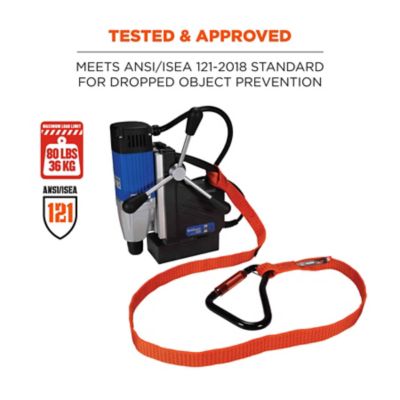 Image showing  Tool Lanyard with XL Locking Carabiner and Loop, 80 lb., 19148