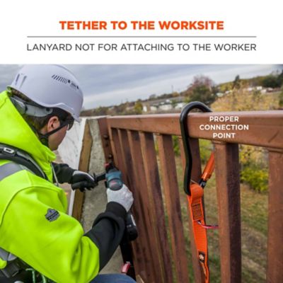 Image showing  Tool Lanyard with XL Locking Carabiner and Loop, 80 lb., 19148