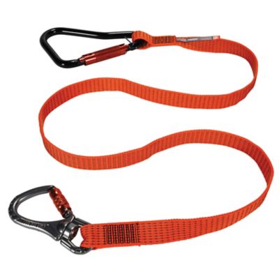 Squids Tool Lanyard with XL Locking Carabiner and Swivel Carabiner, 80 lb.