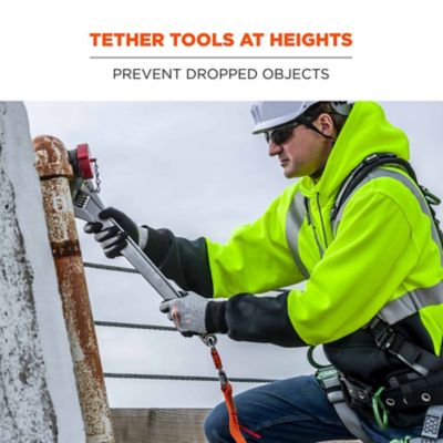 Image showing  Tool Lanyard with XL Locking Carabiner and Swivel Carabiner, 80 lb.