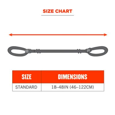 Image showing 5 th Squids 3150 Elastic Hard Hat Lanyard with Buckle