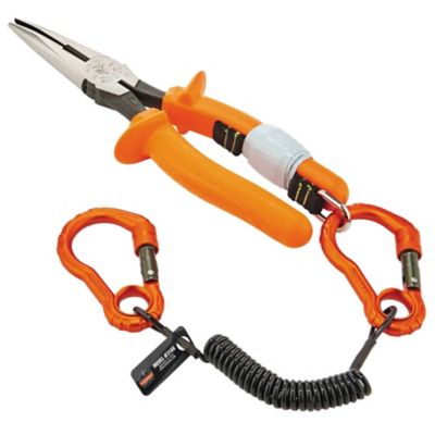 Image showing 7 th Squids 2 lb. 3166 Coil Tool Lanyard with Dual Carabiners