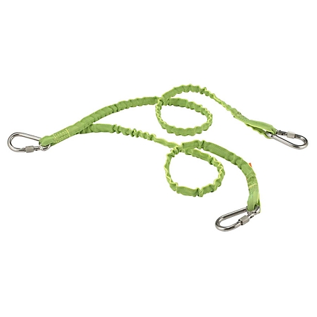 Squids Twin Leg Tool Lanyard with Stainless Triple Carabiners, 15 lb.