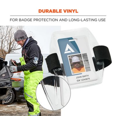 Image showing  3386 Vinyl Arm Band ID Badge Holder
