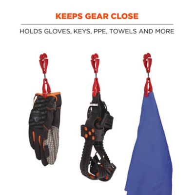 Image showing 1 th Squids 3420 Swiveling Glove Clip Holder with Dual Clips