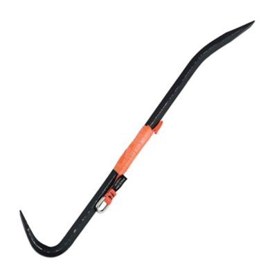 Image showing  2 lb. Web Tool Tether Attachments with D-Ring Tool Tails, Black/Orange, Variety, 6 pc.