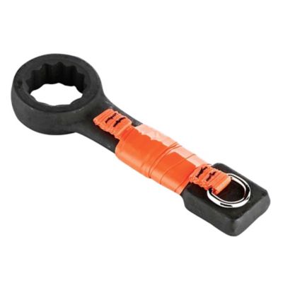Image showing  2 lb. Web Tool Tether Attachments with D-Ring Tool Tails, Black/Orange, Variety, 6 pc.