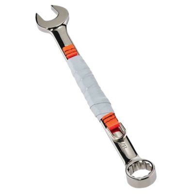 Image showing 8 th Squids 2 lb. Web Tool Tether Attachments with D-Ring Tool Tails, Black/Orange, Variety, 6 pc.