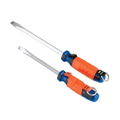 Image showing  2 lb. Web Tool Tether Attachments with D-Ring Tool Tails, Black, Long, 6 pc.