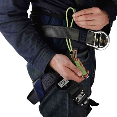 Image showing  15 lb. Elastic Tool Tether Attachments with Loop Tool Tails, Lime, Extended, 3 pc.