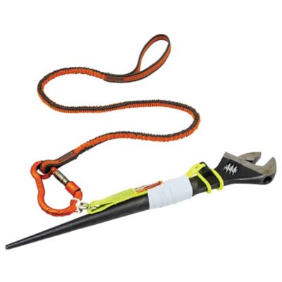 Image showing  10 lb. Elastic Swivel Tool Tether Attachments with Loop Tool Tails, 3 pc.
