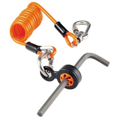 Image showing  Hand Tool Attachment Traps, Black/Orange, Large, 4 pc.