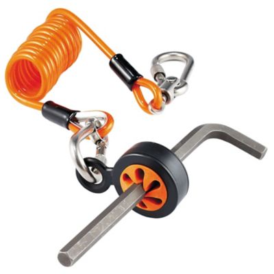 Image showing 8 th Squids Hand Tool Attachment Traps, Black/Orange, Extra Large, 4 pc.