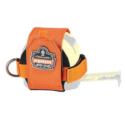 Squids Tape Measure Holder/Belt Clip, Orange, Large