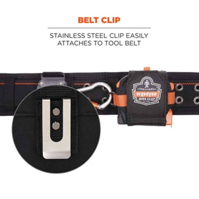 Image showing  Tape Measure Holder, Belt Clip, Black, Extra Large