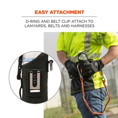 Image showing  Can/Bottle Holder and Trap, Black, Small